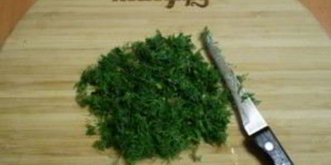 Рецепт укроп на зиму