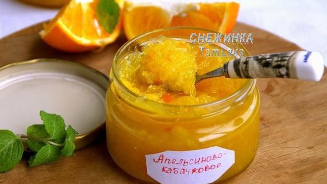 Рецепт Апельсиново-кабачковое варенье