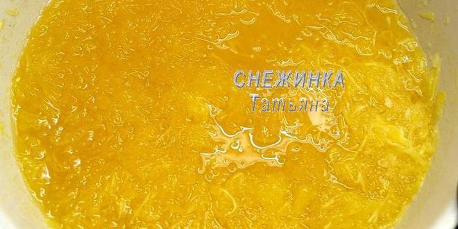 Рецепт апельсиново-кабачковое варенье