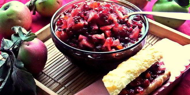 Рецепт бруснично-яблочное варенье с морковью