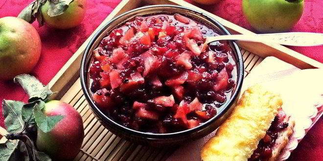 Рецепт бруснично-яблочное варенье с морковью