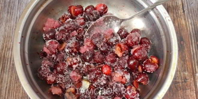 Рецепт густое варенье из черешни