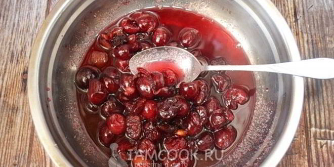 Рецепт густое варенье из черешни