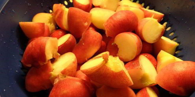 Рецепт клубнично-персиковый конфитюр