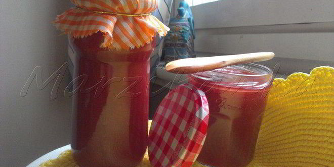 Рецепт клубнично-персиковый конфитюр