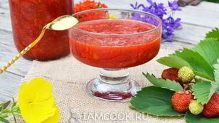Рецепт Клубничное варенье без варки ягод
