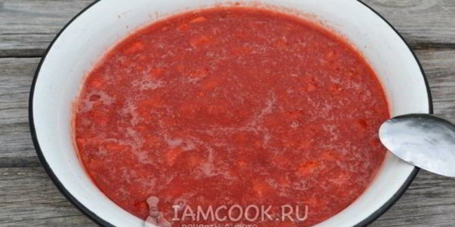 Рецепт клубничное варенье без варки ягод