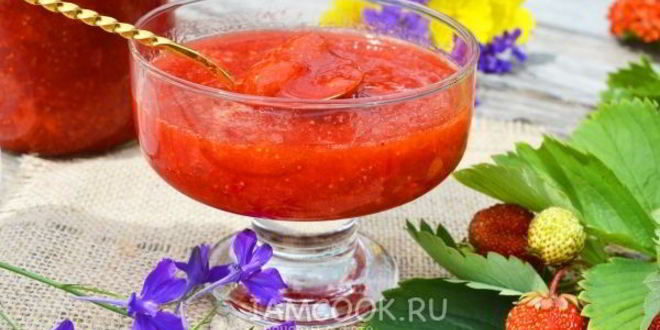 Рецепт клубничное варенье без варки ягод