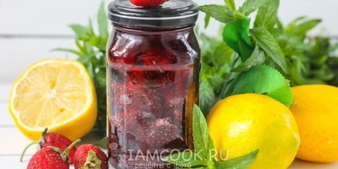 Рецепт клубничное варенье с лимоном