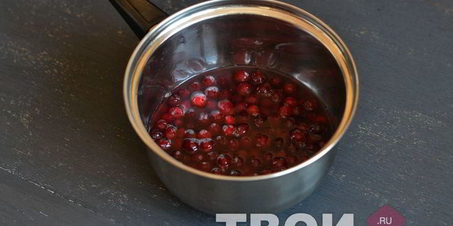 Рецепт клюквенное варенье
