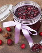 Клюквенный конфитюр с апельсинами и корицей
