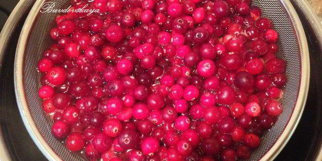 Рецепт клюквенный конфитюр с апельсинами и корицей