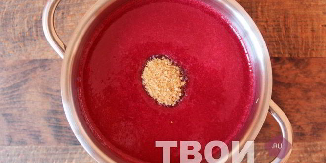 Рецепт конфитюр из малины