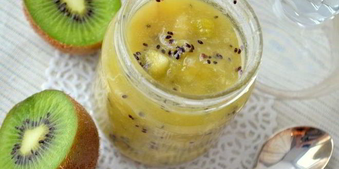 Рецепт моментальный конфитюр из киви и банана экзотика