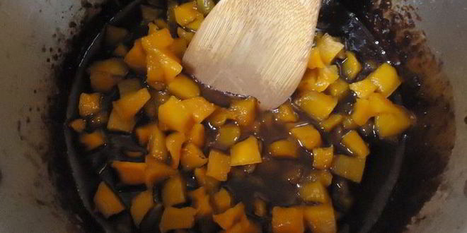 Рецепт мятно-шоколадное варенье с тыквой