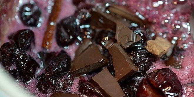 Рецепт шоколадно-вишневое варенье