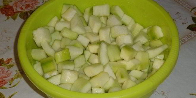 Рецепт цукаты из кабачков