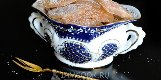 Рецепт цукаты из яблок