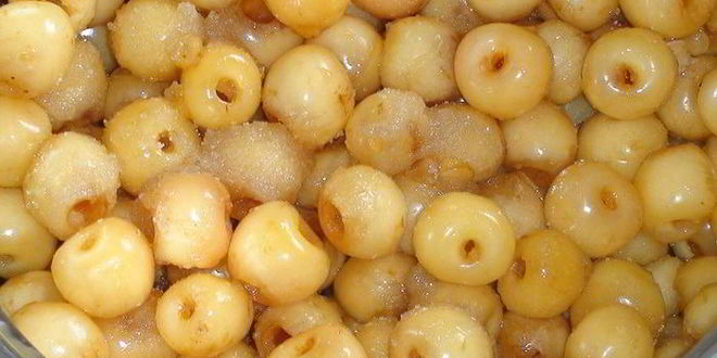 Рецепт варенье из белой черешни