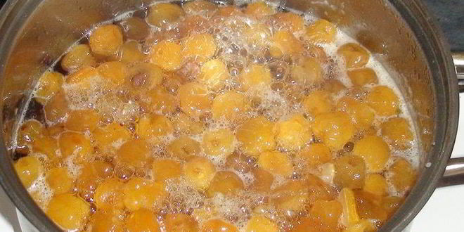 Рецепт варенье из белой черешни