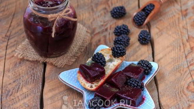 Рецепт Варенье из ежевики без варки