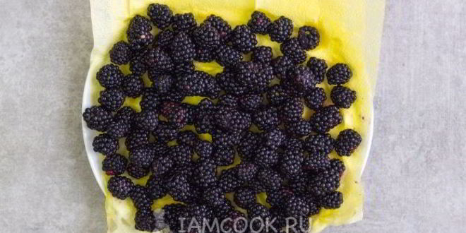 Рецепт варенье из ежевики без варки