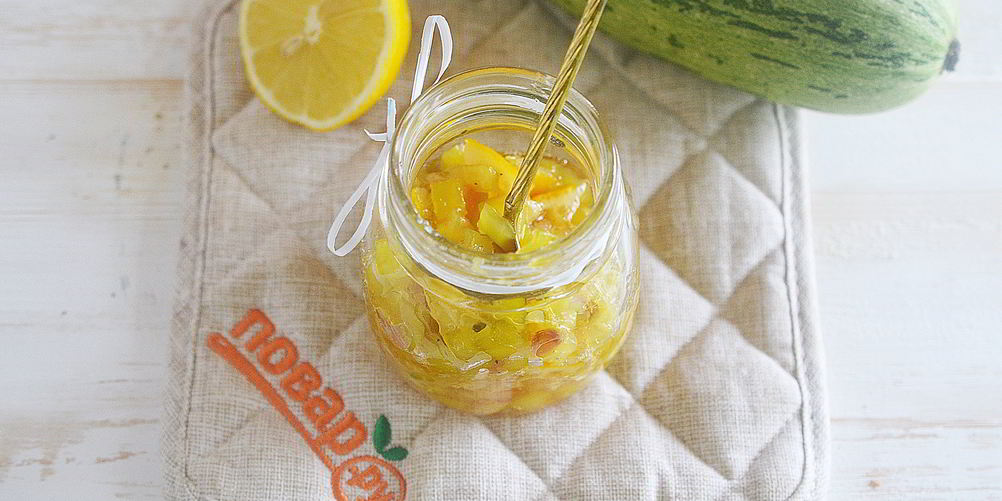 Как приготовить варенье из кабачков с лимоном