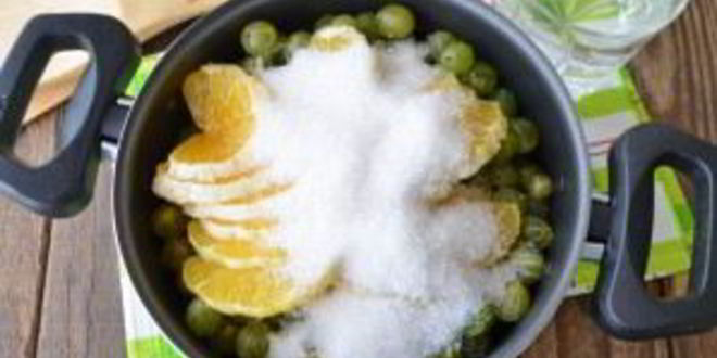 Рецепт варенье из крыжовника с апельсином на зиму