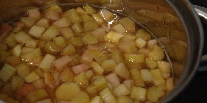 Рецепт варенье из ревеня и лимона