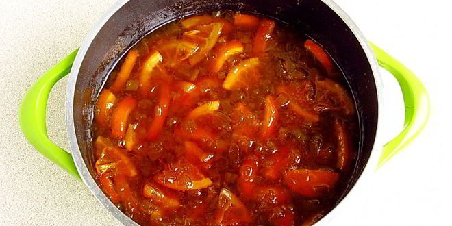 Рецепт варенье из ревеня с апельсинами