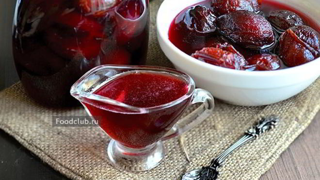 Рецепт Варенье из сливы с косточкой