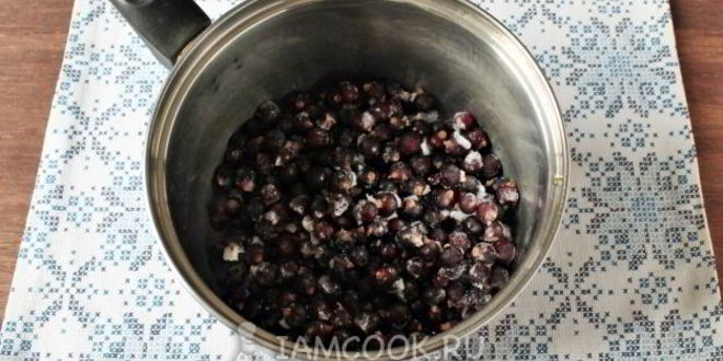 Рецепт варенье из замороженной черной смородины
