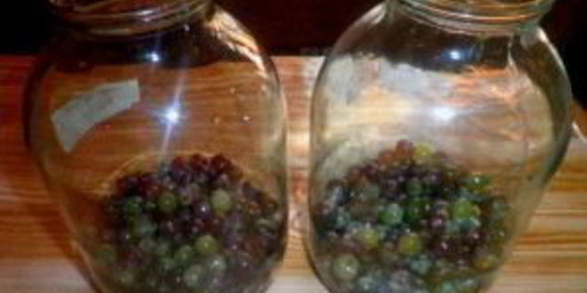 Рецепт виноград на зиму