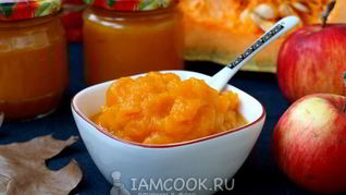 Рецепт Яблочно-тыквенное пюре на зиму