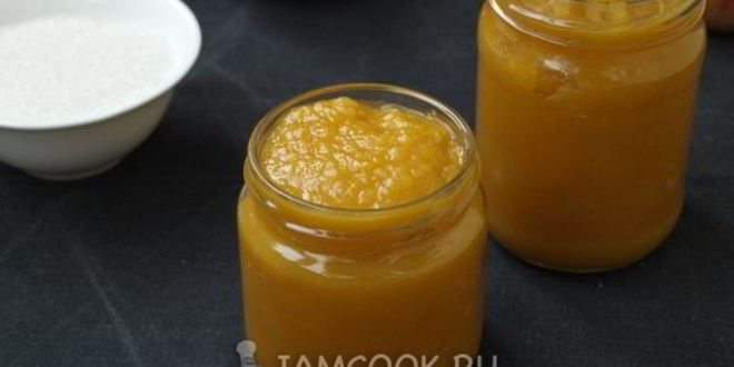 Рецепт яблочно-тыквенное пюре на зиму