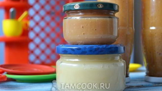 Рецепт Яблочное пюре на зиму для детей