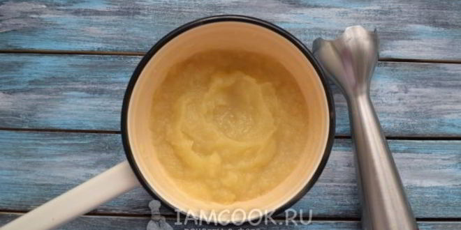 Рецепт яблочное пюре на зиму для детей