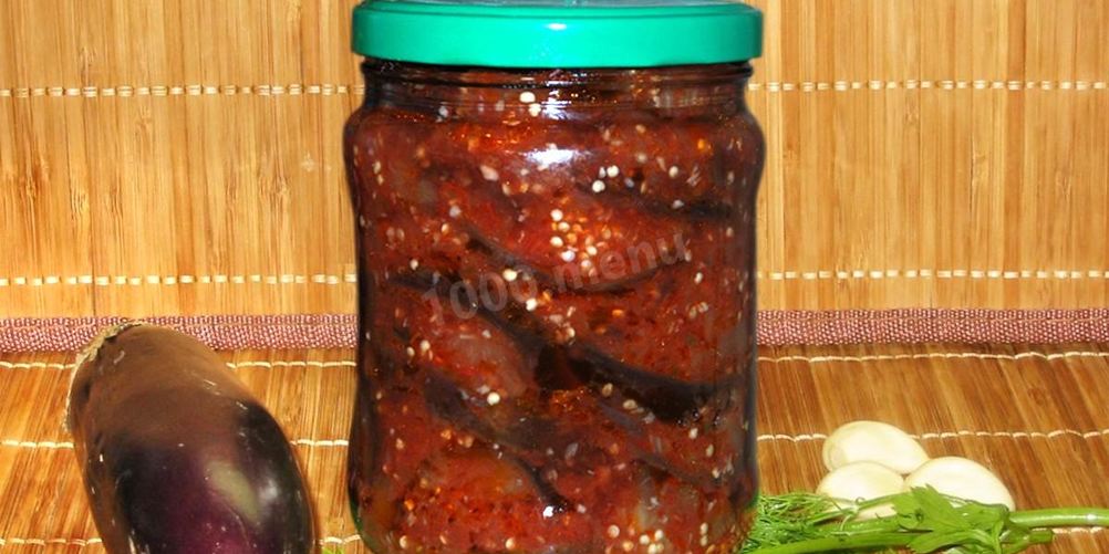 Рецепт соте из баклажанов на зиму