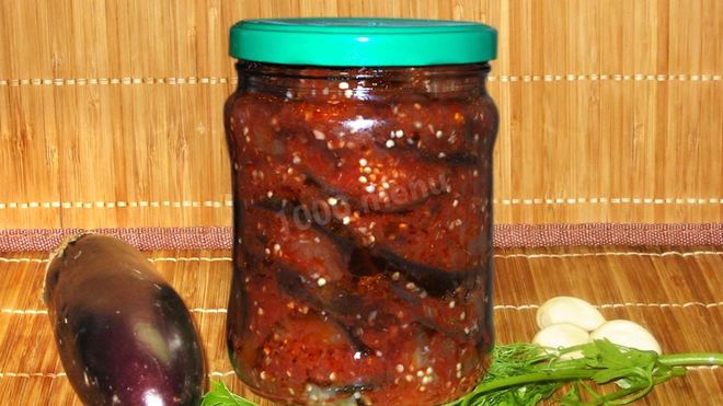 Рецепт Язык из баклажанов на зиму острый