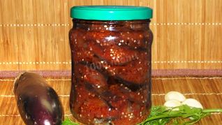 Рецепт Язык из баклажанов на зиму острый