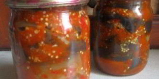 Рецепт закатка из баклажанов на зиму