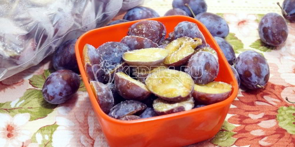 Как приготовить замороженную сливу ну зиму
