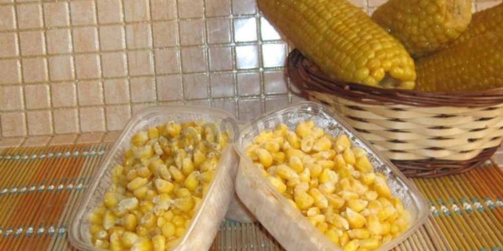 Как приготовить заморозить кукурузу на зиму в початках и зернах