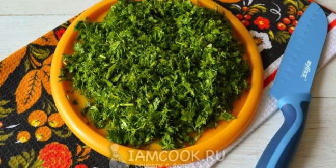 Рецепт заморозка кинзы на зиму