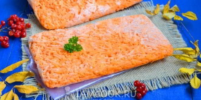 Рецепт заморозка моркови на зиму