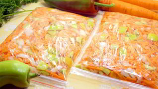 Рецепт Заморозка овощей для гарнира