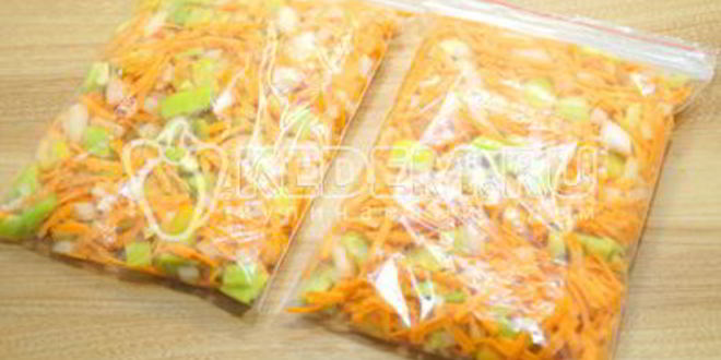 Рецепт заморозка овощей для гарнира