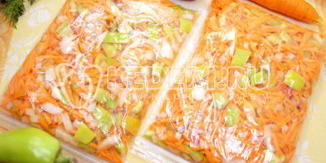 Рецепт заморозка овощей для гарнира