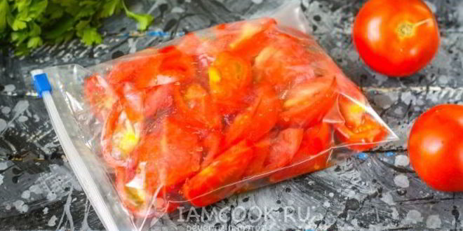 Рецепт заморозка помидоров на зиму