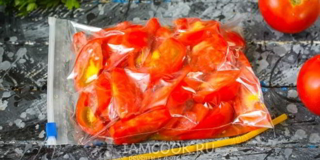 Рецепт заморозка помидоров на зиму